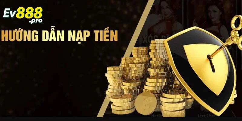 Thao tác nạp tiền EV88 thông qua ví điện tử Momo